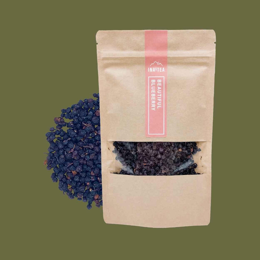 BEAUTIFUL BLUEBERRY - Blaubeertee - INAsTEA - Tee - Tee ohne Aroma - albanischer Bergtee
